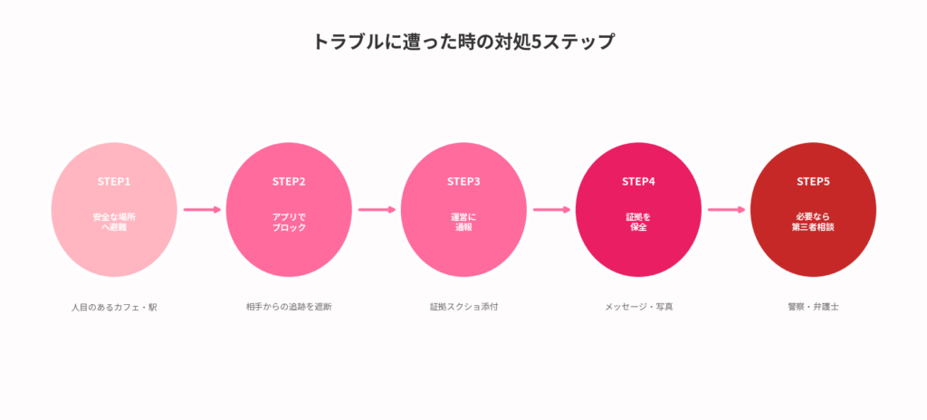 万が一トラブルに遭った時の対処5ステップ